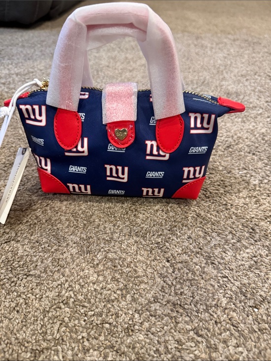Stoney Clover Lane Handbags - Stoney Clover NY Giants Navy and Red Small Tote Bag